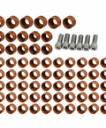Orange Engine Bolt Cap Set for Harley Motorcycles 66Pcs Screws Covers Fit Softail Sportster Touring Twin Cam Electra Glide Street Glide Road King