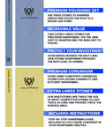 Premium Whetstone Kit With 3000 And 8000 Grit, Extra Large Stones, product features and benefits listed