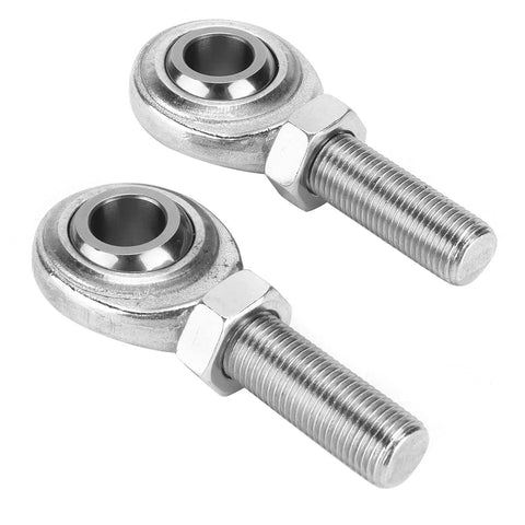 High Octane Stainless Steel Heim Joints Two Pack Universal Right Hand Tie Rod Ends Steering Linkage Hardware For Street Cruisers And Race Builds Built Tough, featuring close-up of stainless steel rod ends.
