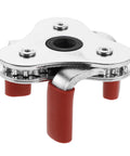 Pro Specs Smoke Transducer Assembly Tool With Detachable Wrench Head showcasing durable alloy head with red rubber grips.