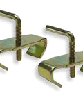 Two Yellow C Clamps For One And A Half Inch Bed Frame Angle, Alloy Steel Heavy Duty Clamp Set For Bed Frame Assembly And Repair