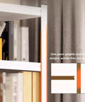 Close-up of Industrial Grade 3 Tier Metal Storage Shelving Unit Made From Thick Cold Rolled Carbon Steel showing one-piece uprights for stability.