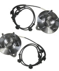 Two Piece Front Wheel Bearing And Hub Assembly Set For Ford Ranger 2000 2001 2002 4WD ABS And Mazda B Series B3000 B4000