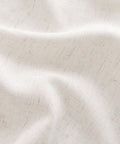 Close-up of fabric texture for Pinch Pleated Linen Sheer Curtains 102 Inch Long, Two Panel Set With Ring Hooks And Clips For Track System