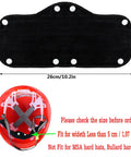15 Pack Cotton Washable Hard Hat Sweatbands With Snap On Liner Reusable Terry Sweatband Black, dimensions and size chart