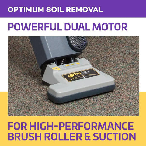 ProForce 1200XP Heavy Duty Commercial Upright Vacuum Cleaner With Dual Motor, Powerful Suction, Bagged Design, Advanced ProLevel Filtration And Hepa Media For Industrial Hotels Offices And Retail Spaces