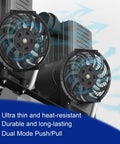 Slick 14 Inch Electric Radiator Cooling Fan Mount Kit With Beefy Brackets And Secure Tie Straps For Your Rig That Takes Out Summer Heat Like A Champion with durable fans.