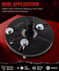 One Stop Pro Grade Harmonic Balancer Puller And Installer Tool Set for Flywheel and Crankshaft Pulley Removal with bolts visible