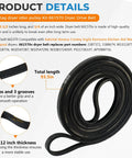 Upgraded Dryer Drive Belt Kit With Idler Pulley And Pulley Kit 661570V 661570 279640 W10837240 Fits Whirlpool Maytag Kenmore