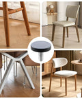 Set Of 8 Adjustable Leveling Feet With M8 Bolt Screw-On Base And Four-Claw Nail, Heavy Duty Furniture Glides With PTFE Bottom, Metal Bolt, Stable 1.18 Inch Foot For Cabinets, Tables, Desks And Appliances on chair and table legs