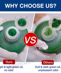 Comparison of FS2 7 Beefy Heavy Load Grease 700ml Bellows Cartridge with competitor showing green oil quality differences.
