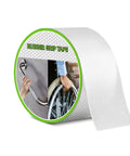 Non Slip Rubber Grip Tape With Enhanced Texture For A Secure Hold And Friction, 2 in x 6.6 ft roll, high bond adhesive, clear