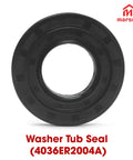 Heavy Duty Front Load Washer Core Rebuild Kit With Legit Tub Bearings And Leak Proof Seals For Smooth Sailing Laundry Days And Zero Hassle Restoration That Truly Delivers, black washer tub seal viewed from the front.