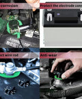 10 Pack Car Battery Post Terminal Shims And Washers Kit For Top Post Ends Repair With 12 Washers And 10 Lead Gaskets in use
