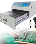 Automatic Reflow Oven Soldering Station Pro Grade With 800W And 1500W Infrared Heater And Hot Air Circulation For PCB SMD SMT BGA Rework