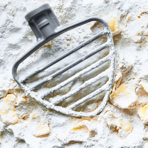 Flat Beater Attachment For 4.5 To 5 Quart Tilt Head Stand Mixers Replacement Pastry Beater For Creamy Batters And Smooth Doughs