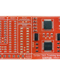 Hands On Soldering Practice Kit For SMD And SMT Training Board DIY For School Projects And Electronics Hobbyists To Boost Soldering Speed Accuracy And Skill GK1023, showing red PCB with components for soldering practice.