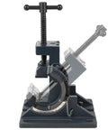 Cradle Angle Drill Press Vise With 3.5 Inch Jaw Opening 2500 Lb Clamping 0 To 90 Degree Tilt, side view of vise.