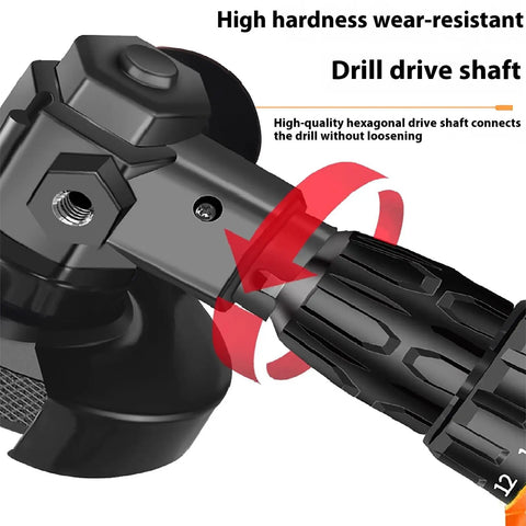Badass Drill To Angle Grinder Adapter That Swaps Your Standard Hand Drill Into A Heavy Duty Rotary Polisher And Quick Cut Tool for drill drive shaft connection.