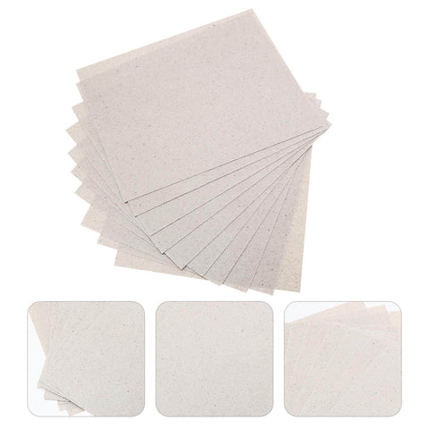 Stack of heat resistant mica sheets for microwave ovens cuttable 12x12 cm waveguide plates 10 pack insulation mica panels.