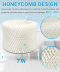 Six Pack HAC504 Humidifier Filters For Honeywell Humidifiers Compatible With HAC504 And HCM Series honeycomb design filter