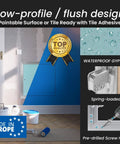 Push To Open Drywall Access Panel 16 By 24 Inch with waterproof gypsum, spring-loaded design, ideal for flush installation.