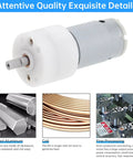 Close-up of 4V D-Shaft Beefy Torque DC Motor For Cleaning Shower Brushes 380RPM Brush Drive Gear Motor With CW CCW