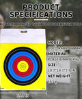 Weatherproof Archery Target Bag Cover For Outdoor Range And Backyard Practice, Heavy Duty Replacement, sizes displayed