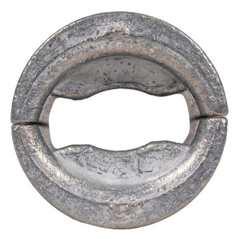Front view of Five Eighth Inch Lag Shield Anchor Long Three And One Half Inch Zinc Alloy 10 Pack For Secure Lag Bolts In Wood Concrete And Masonry Corrosion Resistant