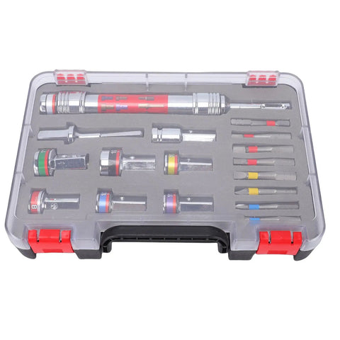 Premium 8-19mm Socket Bit Extension Set With Heavy Duty Alloy Steel Construction And Impact Ready Design Perfect For Home Furniture Repair Cabinet Installation And Toughest DIY Projects You Got Going. 8-19mm alloy steel socket bit set in case