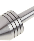 Heavy Duty 2MT Live Tailstock Center With 60 Degree Point for woodturning, precision ball bearings, silver metal cone with grooves