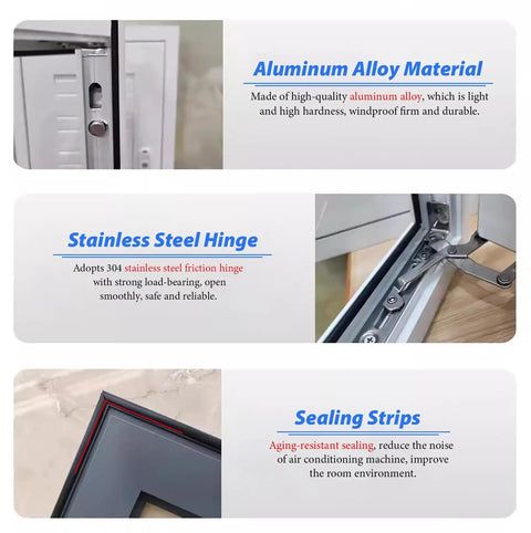 Close-up of Badass Aluminum Access Panel Door For Drywall And Attics With Slick Hidden Design Honeycomb Core Waterproof Rust Proof detailing the stainless steel hinge.