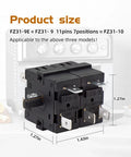 11 Pins 7 Positions Rotary Function Switch For Cuisinart TOA 60 Air Fryer Beelicious Oven And Geek Chef Fm9001e Air Oven Replacement Part