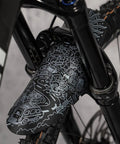 Front Big Bike Fender For Face Protection And Fork Shield Keeps You Clean And Dry On Enduro Trail All Mountain Cross Country Freeride Downhill And E Bike Rides Award Winning German Design mounted on front fork