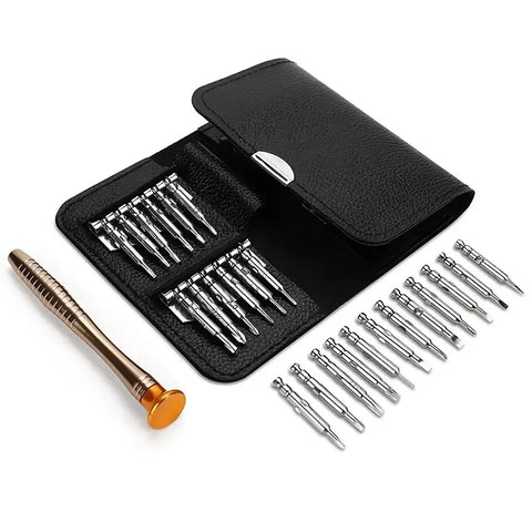 25 In 1 Mini Precision Screwdriver Set Dope Pocket Repair Kit For Laptop Electronics Watches Ultra Portable Magnetic Bits