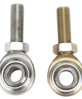 Beefy Stainless Steel Rod Ends And Heim Joints Pair Featuring Half Inch Bore And Adjusted Male Threads designed for steering suspension builds