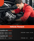 Mechanic installing Alternator For Nissan Murano 3.5L 2003 2007 And Maxima 3.5L 2002 2003 3.0 1995 2000 Infiniti I35 I30 3.5 3.0 Direct Fit OE Replacement