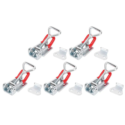 Five Fast Clamping Toggle Clamp 4002 Galvanized With Triangular Lever For Welding Mechanical Work And Electronic Assembly
