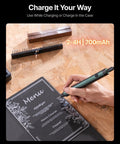 Handheld engraving pen etching a menu on glass, showcasing Daily Driver Portable Cordless Engraving Pen Handheld 5 In 1 Rotary Tool For All Materials Featuring Hella Smooth Multi Speed Motor And Killer Precision For Metal Wood Glass Leather And Jewelry Etching.