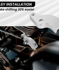 EZ Shift Neutral Gear Assist For Harley M8 Touring And Softail Bikes with Easy Mount Bracket in engine close-up