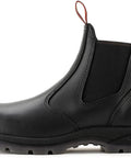 Side view of Men Slip On Work Boots With Composite Toe Lightweight Tough As Nails Water Resistant Electric Hazard Safe Anti Static Insulated