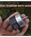 Brushless Servo Motor 12V DC With Built In Drive And PWM Speed Control, 100 Line Encoder, held in hand, compact design