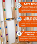 Slick Heavy Duty Foam Shims To Square Up Crooked Walls Quick, colorful foam shim setup for easy indoor and outdoor leveling.