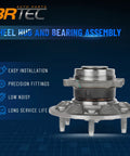 Front Wheel Hub And Bearing Assembly Direct Replacement For Chevy Colorado 2009 2012 And GMC Canyon 2009 2012 RWD With Abs No Hassle Install Front Left Or Right Fit High Quality Auto Part