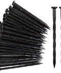 50 Pack 8 Inch Spiral Landscape Anchoring Spikes Nylon Edging Nails For Paver Edging Garden Lawn Yard Turf Tent Weed Barrier Heavy Duty Stakes For Neat Edges And Secure Borders