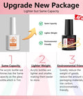 Gel Polish Kit With Base And Top Gels 112 Piece Set Featuring 108 Vibrant Colors New Eco-Friendly Packaging Highlight