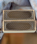 Close-up of Beekeeping Tool 5 Pack Wooden Cage Queen Cage Beehive Accessory Set with ventilated mesh held by gloved hand