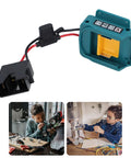18V Battery Adapter Kit With Wire Harness And Connector Holder For BL1850 And BL1860 Batteries Boost Power For Kids Ride On Toys