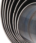Close-up of alloy steel dies from 8 Piece Precision Alloy Steel Leather Punch Tool Set With Round Dies 25mm To 60mm And Pointed Tips