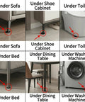 Image showing Twenty Pack Rubber Leveling Shims Anti Wobble Furniture Levelers used under various furniture and appliances.